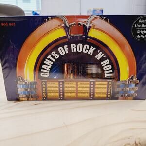 Giants of Rock ’N’ Roll (4 CD Set) Mixed Artists NEW & FACTORY SEALED
